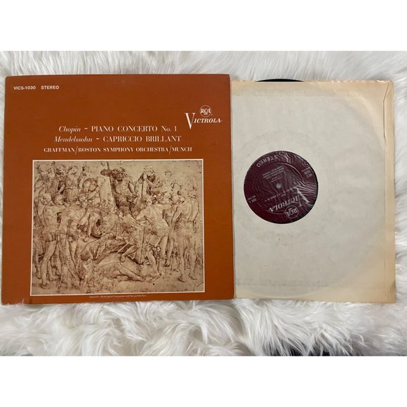 Classical Vinyl Gary Graffman Playing Chopin Piano Concerto No.1 and Mendelsohn - Picture 2 of 10
